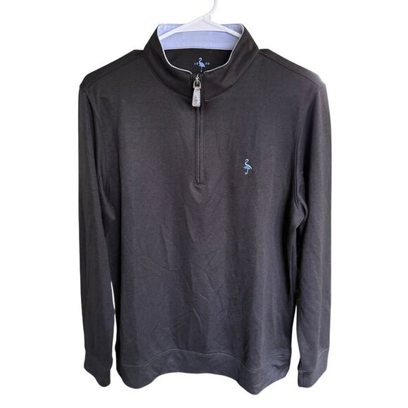 Tailorbyrd Classic Modal 1/4 Zip Black M Golf Athleisure Athletic Preppy Prep - Picture 1 of 9